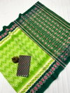 MG 493 Gold Jari Plain Linen Printed Sarees Wholesale Market In Surat
